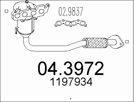 Catalytic Converter (04.3972)
