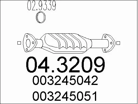 Catalytic Converter (04.3209)