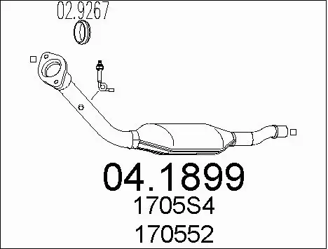 Catalytic Converter (04.1899)