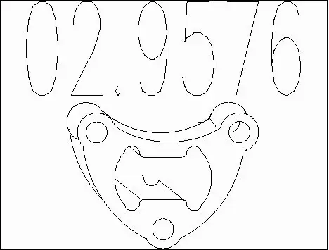 Rubber Buffer, muffler (02.9576)