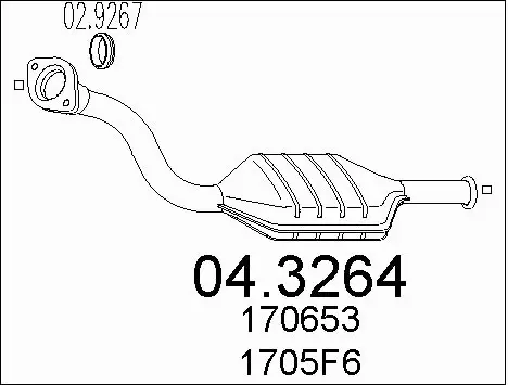 Catalytic Converter (04.3264)