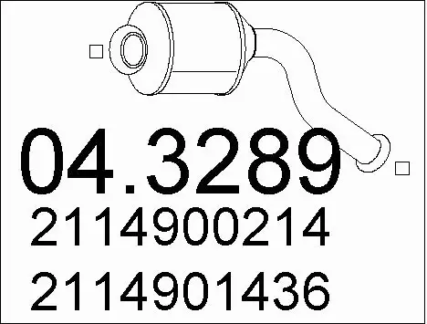 Catalytic Converter (04.3289)