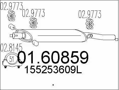 Rear Muffler (01.60859)
