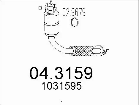 Catalytic Converter (04.3159)
