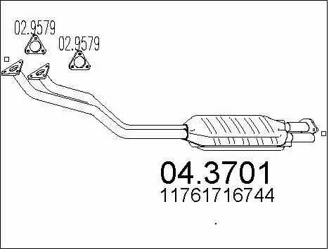 Catalytic Converter (04.3701)