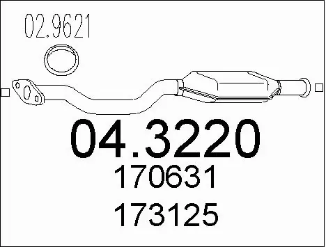 Catalytic Converter (04.3220)