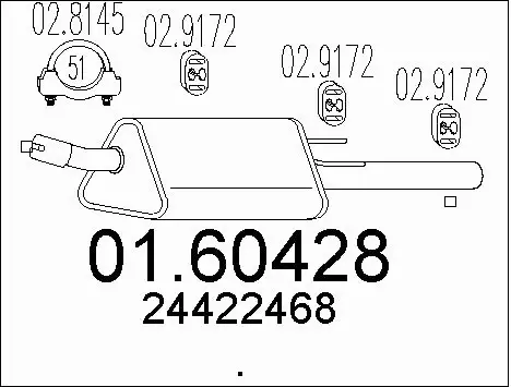 Rear Muffler (01.60428)
