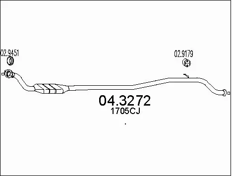 Catalytic Converter (04.3272)