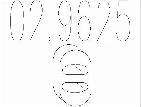 Rubber Buffer, muffler (02.9625)