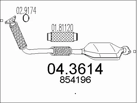Catalytic Converter (04.3614)