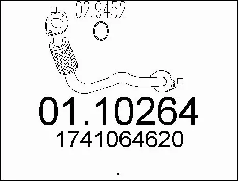 Exhaust Pipe (01.10264)