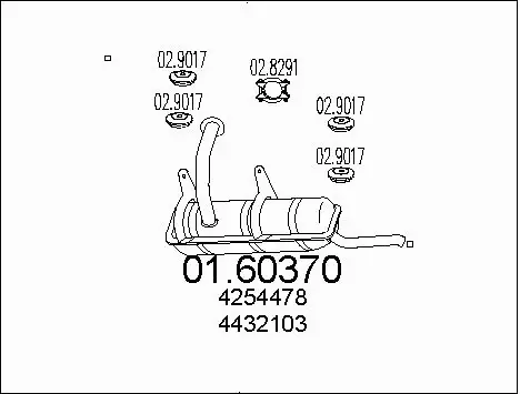 Rear Muffler (01.60370)
