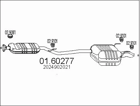Rear Muffler (01.60277)