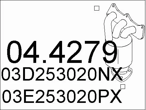Catalytic Converter (04.4279)