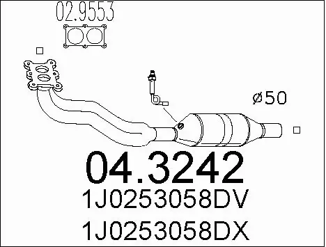 Catalytic Converter (04.3242)