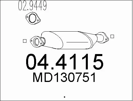 Catalytic Converter (04.4115)