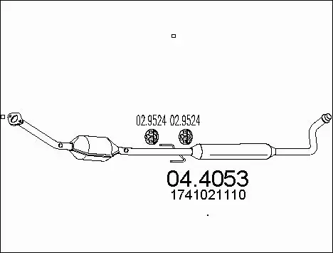 Catalytic Converter (04.4053)