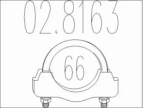 Pipe Connector, exhaust system (02.8163)