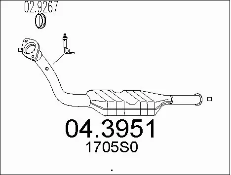 Catalytic Converter (04.3951)