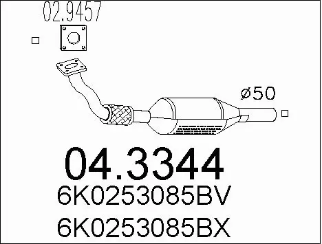 Catalytic Converter (04.3344)