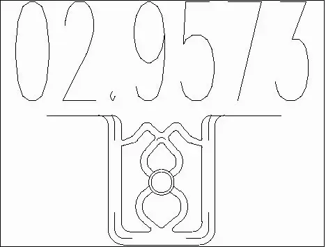 Rubber Buffer, muffler (02.9573)