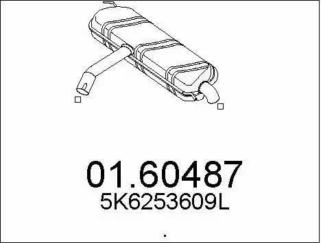 Rear Muffler (01.60487)
