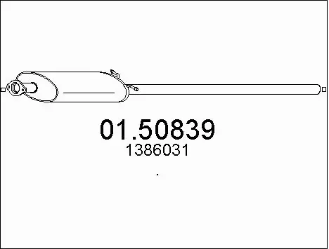 Centre Muffler (01.50839)