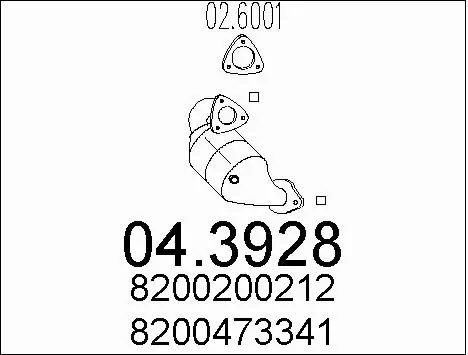 Catalytic Converter (04.3928)