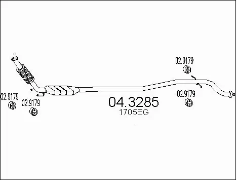 Catalytic Converter (04.3285)