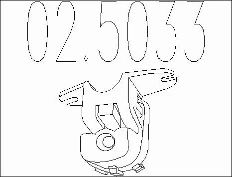 Rubber Buffer, muffler (02.5033)