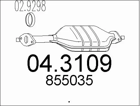 Catalytic Converter (04.3109)