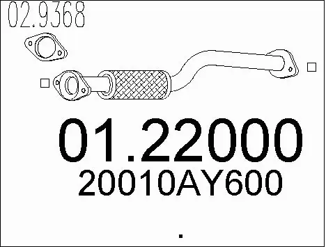 Exhaust Pipe (01.22000)