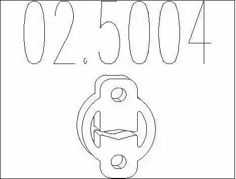 Rubber Buffer, muffler (02.5004)