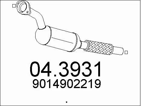Catalytic Converter (04.3931)