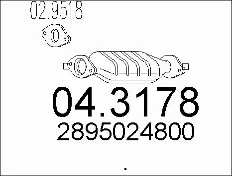 Catalytic Converter (04.3178)