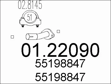 Exhaust Pipe (01.22090)