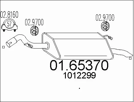 Rear Muffler (01.65370)