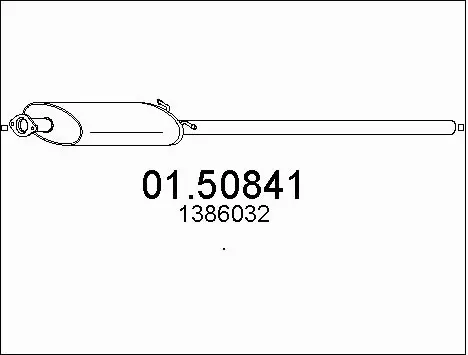 Centre Muffler (01.50841)