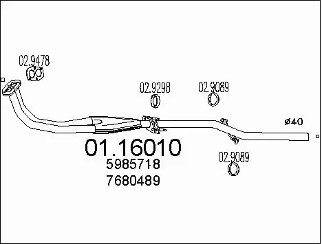 Exhaust Pipe (01.16010)