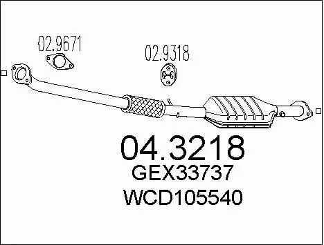 Catalytic Converter (04.3218)