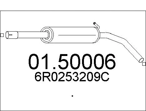 Centre Muffler (01.50006)
