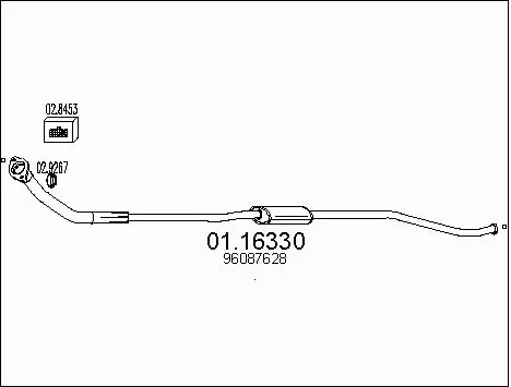 Exhaust Pipe (01.16330)