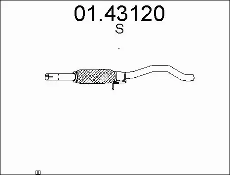 Exhaust Pipe (01.43120)