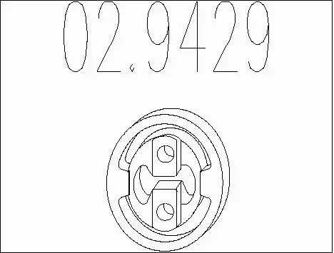 Rubber Buffer, muffler (02.9429)