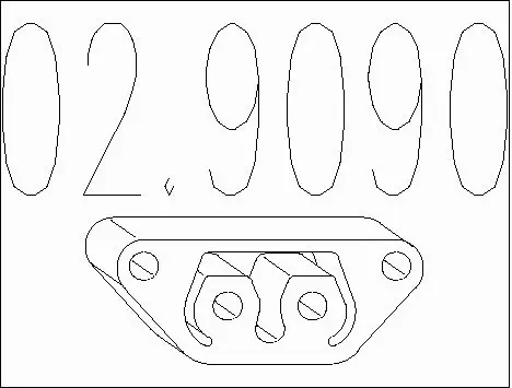 Rubber Buffer, muffler (02.9090)