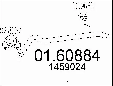 Rear Muffler (01.60884)