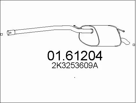 Rear Muffler (01.61204)
