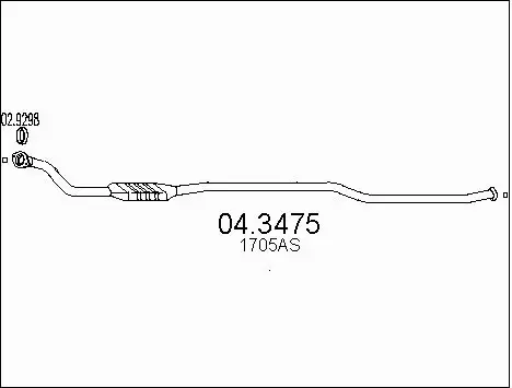 Catalytic Converter (04.3475)