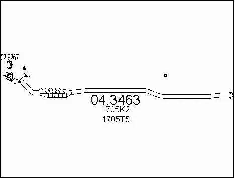 Catalytic Converter (04.3463)