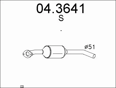 Catalytic Converter (04.3641)